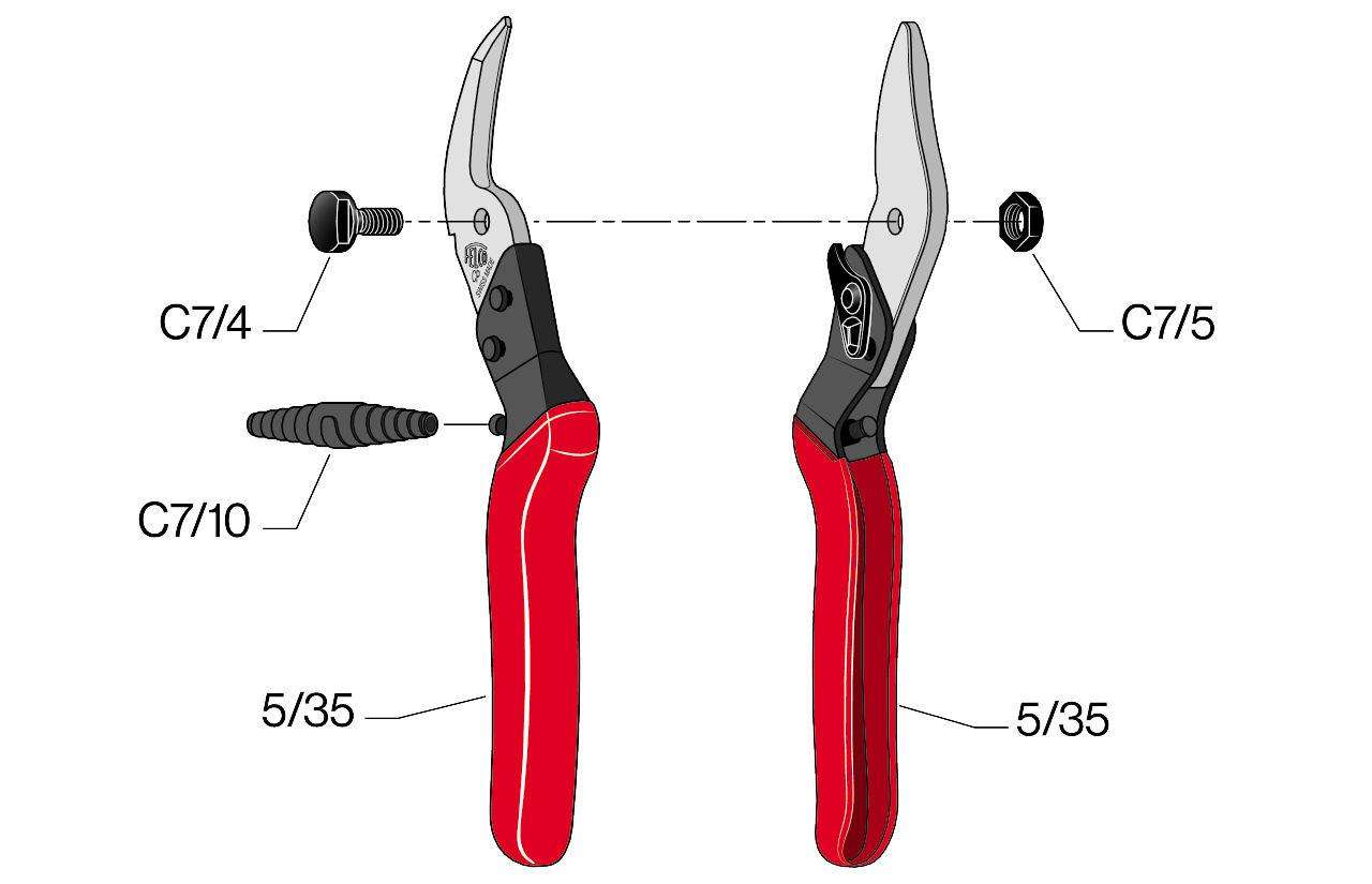 Felco CP metszőolló alkatrészek